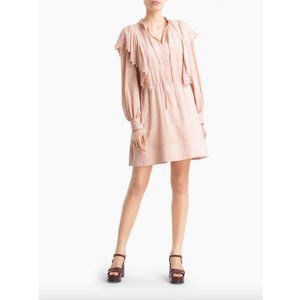 See By Chloe Ruffle Cotton-voile Dress